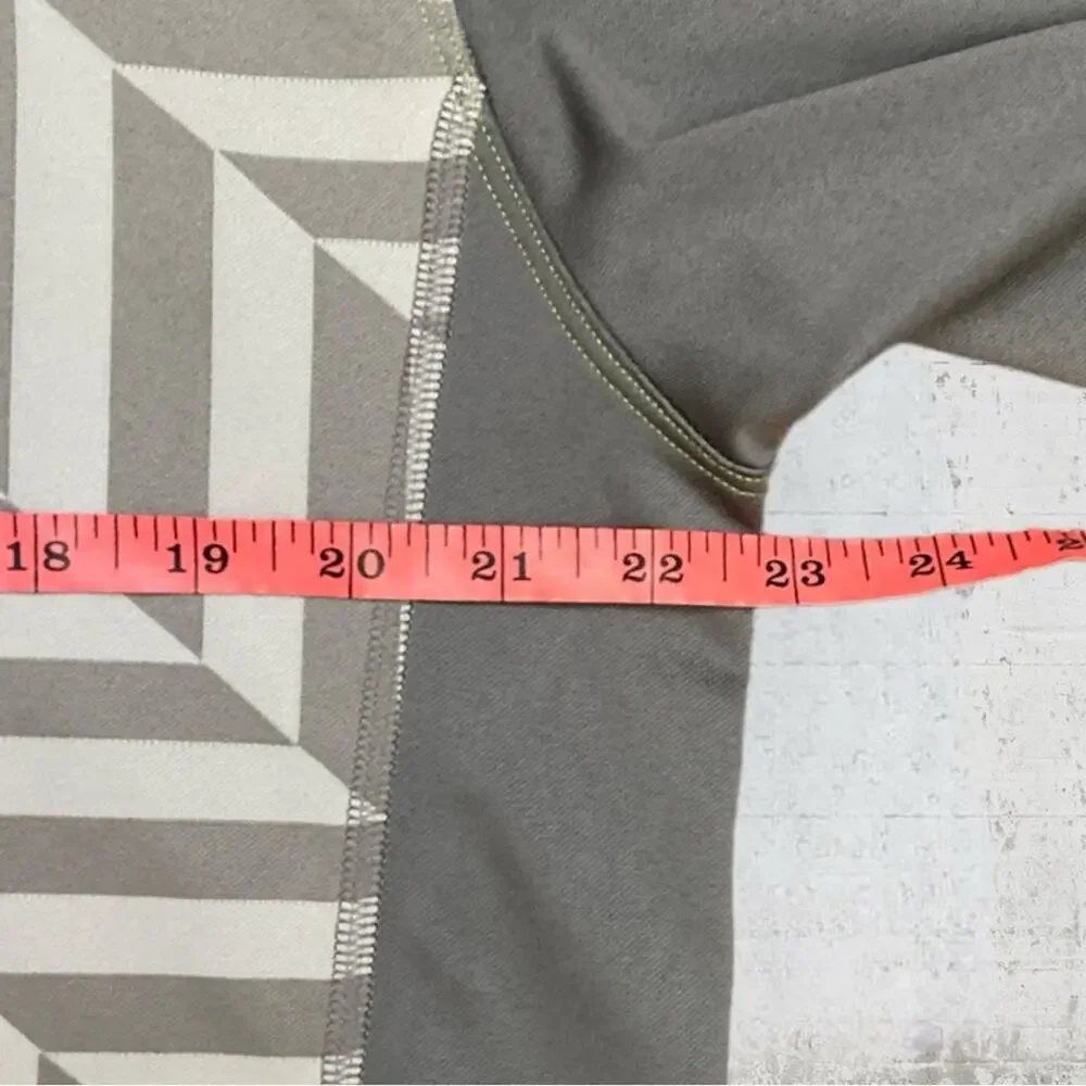 NIKE GOLF Tour Performance Polo Shirt Gray Abstract Stripes Size Large